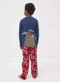 FATFACE Wilfred Mammoth Pyjama Set 6-7 Years 9 FATFACE Wilfred Mammoth Pyjama Set 6-7 Years -Hush Puppies Clothing Sale tuc143918417 Red R Z002A