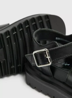 Black Chunky Platform Sandals 1 -Hush Puppies Clothing Sale tuc143953781 Black R Z003A