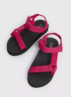 Pink Strappy Outdoor Sandals 12-13 Infant -Hush Puppies Clothing Sale tuc143987341 Multi20Coloured R Z002A