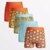 Jungle Print Trunks 5 Pack3-4 Years
