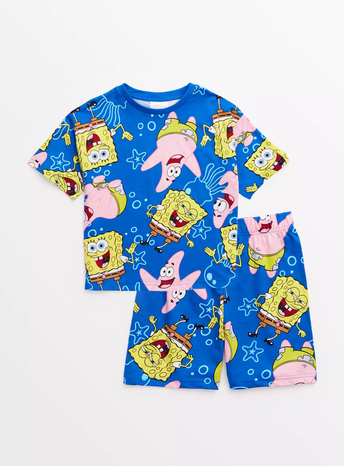 SpongeBob SquarePants Blue Graphic Pyjamas 4-5 Years 3 SpongeBob SquarePants Blue Graphic Pyjamas 4-5 Years
