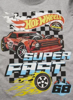 Hot Wheels Grey Graphic T-Shirt 14 Years 5 Hot Wheels Grey Graphic T-Shirt 14 Years -Hush Puppies Clothing Sale tuc144045937 Grey R Z002A 2
