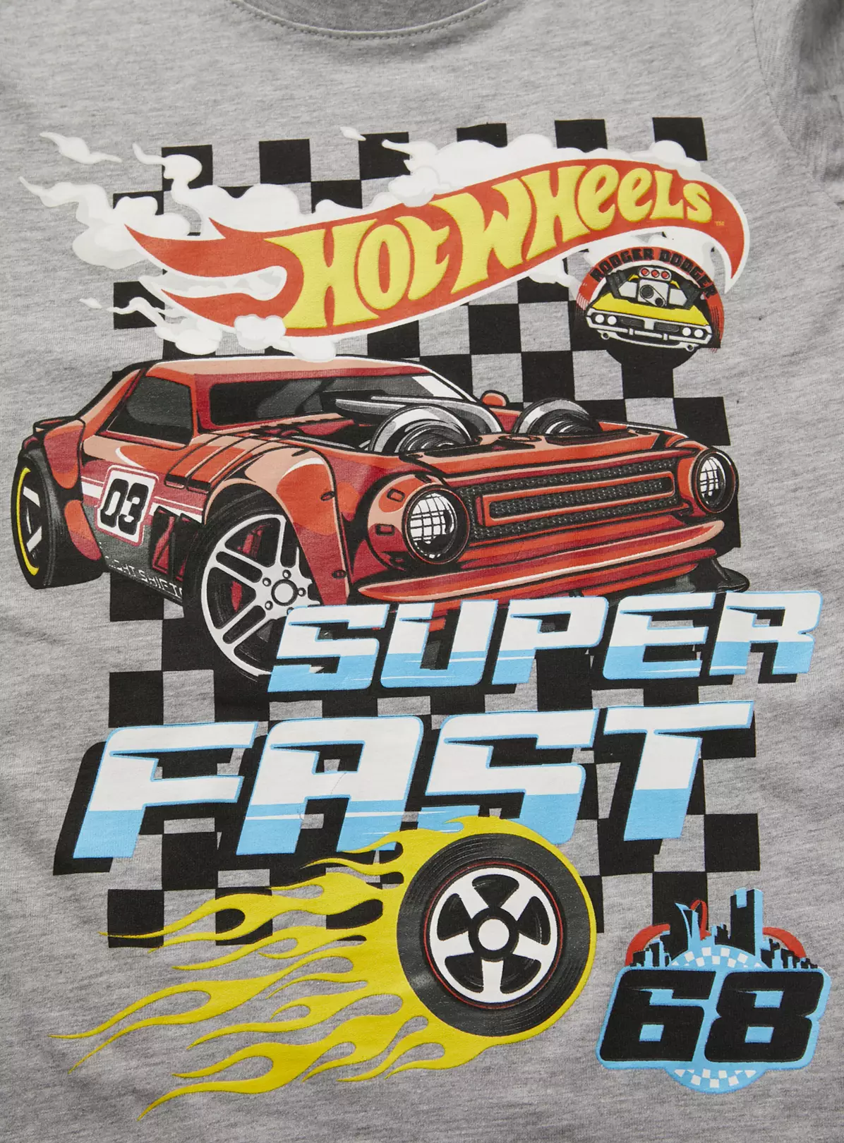 Hot Wheels Grey Graphic T-Shirt 14 Years 4 Hot Wheels Grey Graphic T-Shirt 14 Years - Image 2
