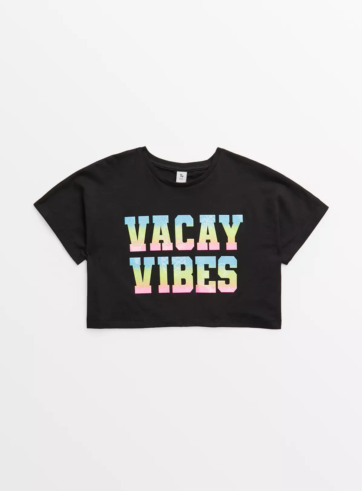 Black Vacay Vibes Print T-Shirt 5 Years 3 Black Vacay Vibes Print T-Shirt 5 Years
