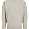 JACK & JONES JUNIOR Crew Neck Knitted Jumper 16 Years -Hush Puppies Clothing Sale tuc144090973 White R Z001A