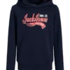 JACK & JONES JUNIOR Graphic Hooded Sweatshirt 8 Years -Hush Puppies Clothing Sale tuc144091589 Navy R Z001A