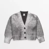 Metallic Silver Cropped Cardigan 13 Years -Hush Puppies Clothing Sale tuc144175918 Silver R Z001A 1
