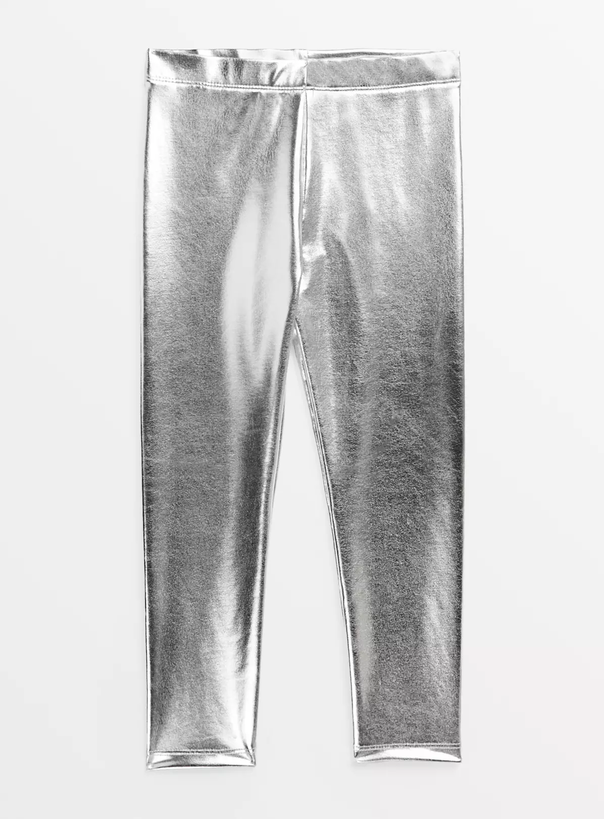 Silver Metallic Leggings 8 Years 3 Silver Metallic Leggings 8 Years