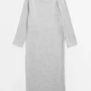 Grey Soft Knit Column Dress 8 Years