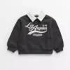 Black Los Angeles Collared Sweatshirt12 Years -Hush Puppies Clothing Sale tuc144195337 Black R Z001A 2