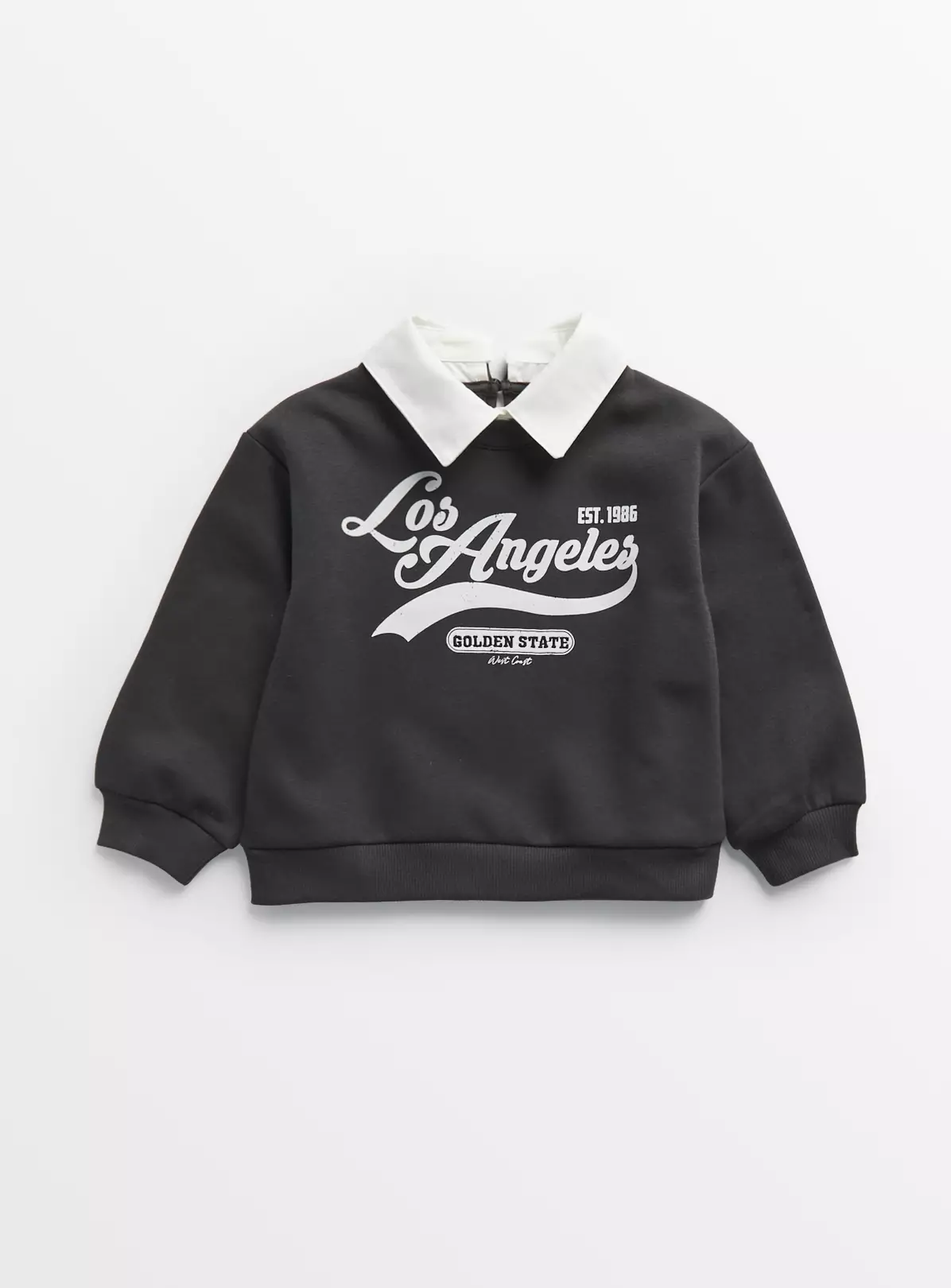 Black Los Angeles Collared Sweatshirt5 Years 3 Black Los Angeles Collared Sweatshirt5 Years