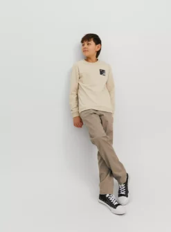 JACK & JONES JUNIOR Beige Marco Trousers Junior 10 Years 10 JACK & JONES JUNIOR Beige Marco Trousers Junior 10 Years -Hush Puppies Clothing Sale tuc144198407 Beige R Z002A 3