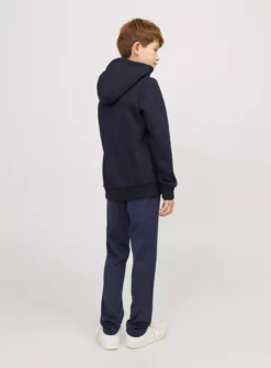 JACK & JONES JUNIOR Navy Jcologan Printed Hoodie Junior 10 Years -Hush Puppies Clothing Sale tuc144200757 Navy R Z003A