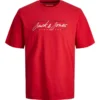 JACK & JONES JUNIOR Red Short Sleeved Crew Neck Tee Junior 12 Years 1 JACK & JONES JUNIOR Red Short Sleeved Crew Neck Tee Junior 12 Years -Hush Puppies Clothing Sale tuc144204521 Red R Z001A
