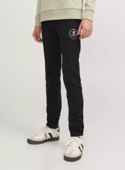 JACK & JONES JUNIOR Black Gordon Swift Sweat Pants Junior 14 Years -Hush Puppies Clothing Sale tuc144204707 Black R Z001A