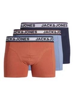 JACK & JONES JUNIOR Jacmarco Solid Trunks 3 Pack Junior 12 Years -Hush Puppies Clothing Sale tuc144205161 Blue R Z001A 1