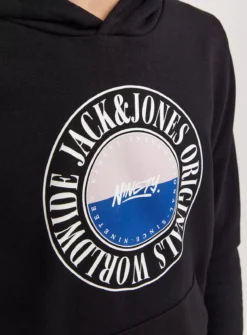 JACK & JONES JUNIOR Jorcobin Hoodie Junior 8 Years 8 JACK & JONES JUNIOR Jorcobin Hoodie Junior 8 Years -Hush Puppies Clothing Sale tuc144205259 Black R Z004A