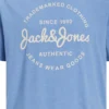 JACK & JONES JUNIOR Blue Jjforest Short Sleeved Crew Neck Tee Junior 8 Years -Hush Puppies Clothing Sale tuc144207271 Blue R Z002A
