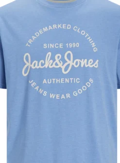 JACK & JONES JUNIOR Blue Jjforest Short Sleeved Crew Neck Tee Junior 8 Years