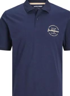 JACK & JONES JUNIOR Navy Jjforest Short Sleeved Polo Junior 10 Years