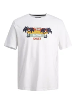JACK & JONES JUNIOR White Jjsummer Vibe Crew Neck Short Sleeved Tee Junior 8 Years -Hush Puppies Clothing Sale tuc144207625 White R Z001A