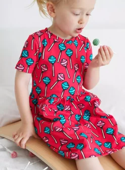 FRED & NOAH Lollipop Dress 2-3 Years -Hush Puppies Clothing Sale tuc144212150 Pink R Z003A