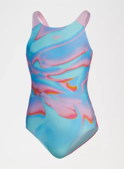 SPEEDO Girls Printed Pulseback Swimsuit 13-14 Years -Hush Puppies Clothing Sale tuc144266924 Multi20Coloured R Z001A