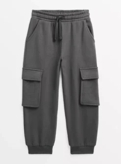Charcoal Grey Cargo Joggers 11 Years