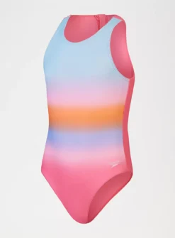 SPEEDO Girls Printed Hydrasuit 13-14 Years