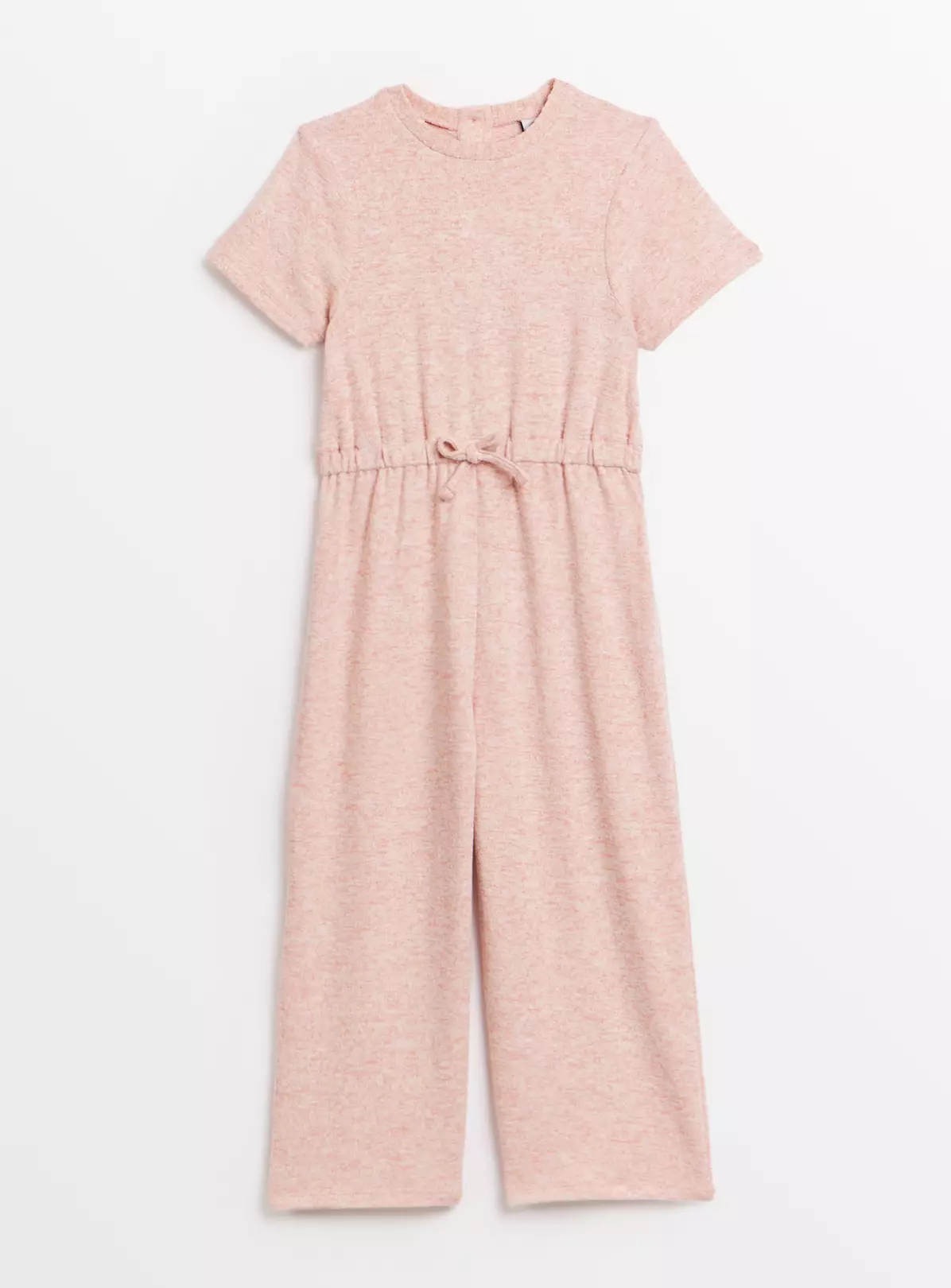 Pink Jersey Short Sleeve Jumpsuit 13 Years 4 Pink Jersey Short Sleeve Jumpsuit 13 Years - Image 2