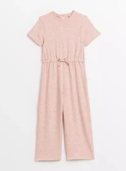 Pink Jersey Short Sleeve Jumpsuit 5 Years -Hush Puppies Clothing Sale tuc144313938 Pink R Z001A 2