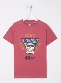 FATFACE VW Graphic Jersey T-Shirt 3-4 Years -Hush Puppies Clothing Sale tuc144332047 Pink R Z001A