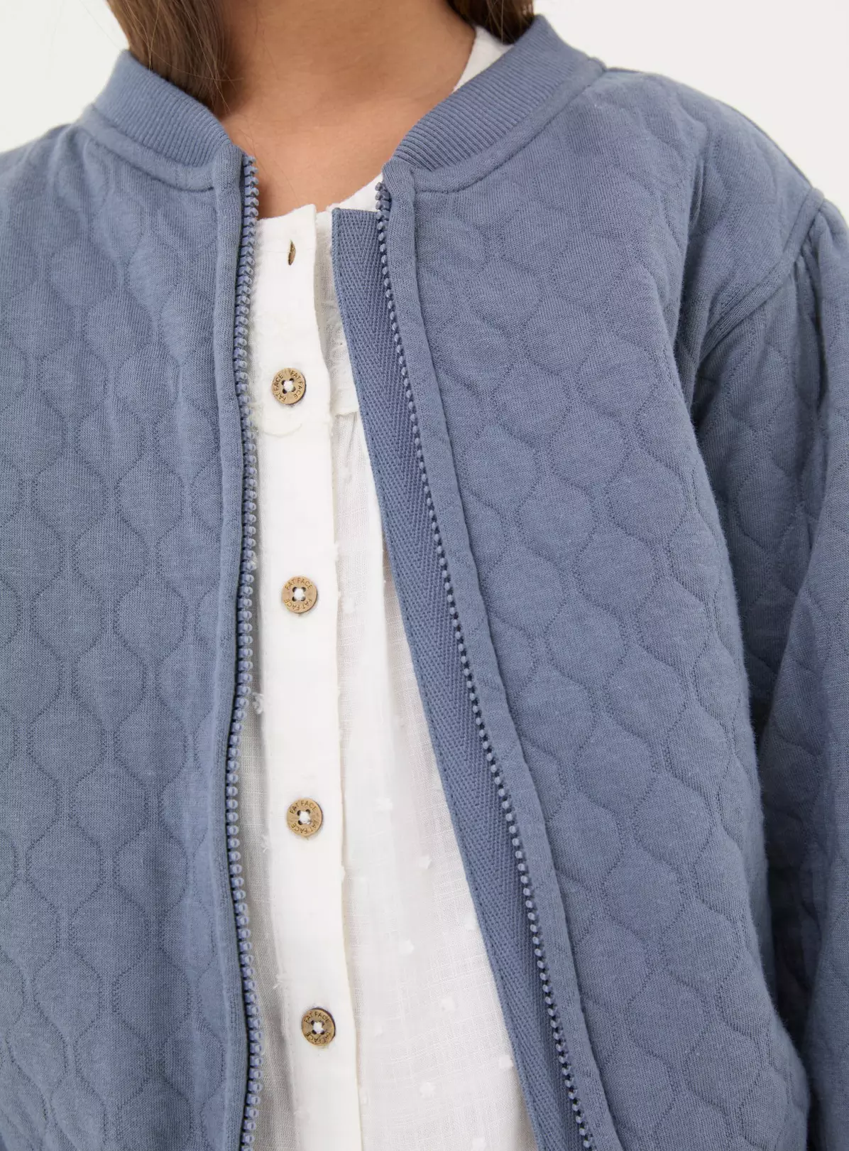 FATFACE Quilted Bomber Jacket 6-7 Years 4 FATFACE Quilted Bomber Jacket 6-7 Years - Image 2