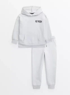 Grey Refresh Hoodie & Joggers 6 Years 5 Grey Refresh Hoodie & Joggers 6 Years -Hush Puppies Clothing Sale tuc144352451 Grey R Z001A 3