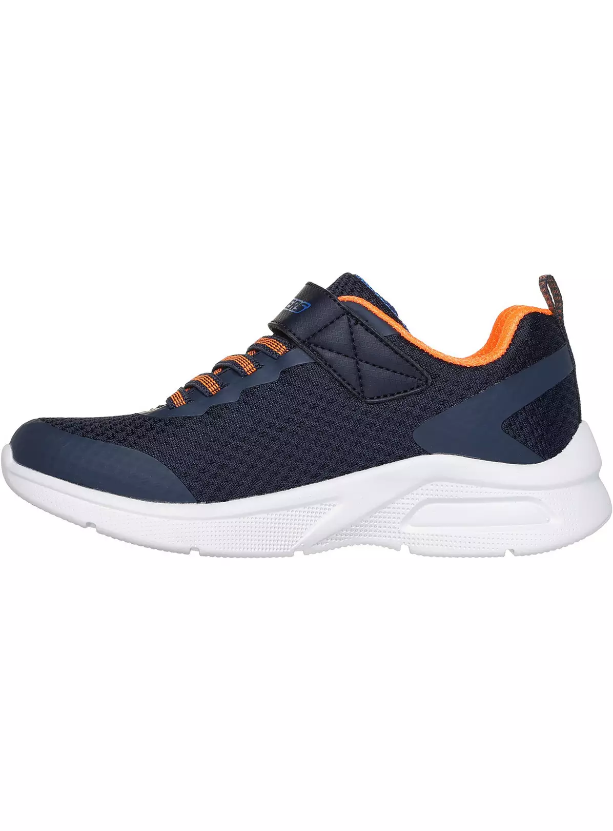 SKECHERS Microspec Max Trainers Navy And Orange 2 4 SKECHERS Microspec Max Trainers Navy And Orange 2 - Image 2
