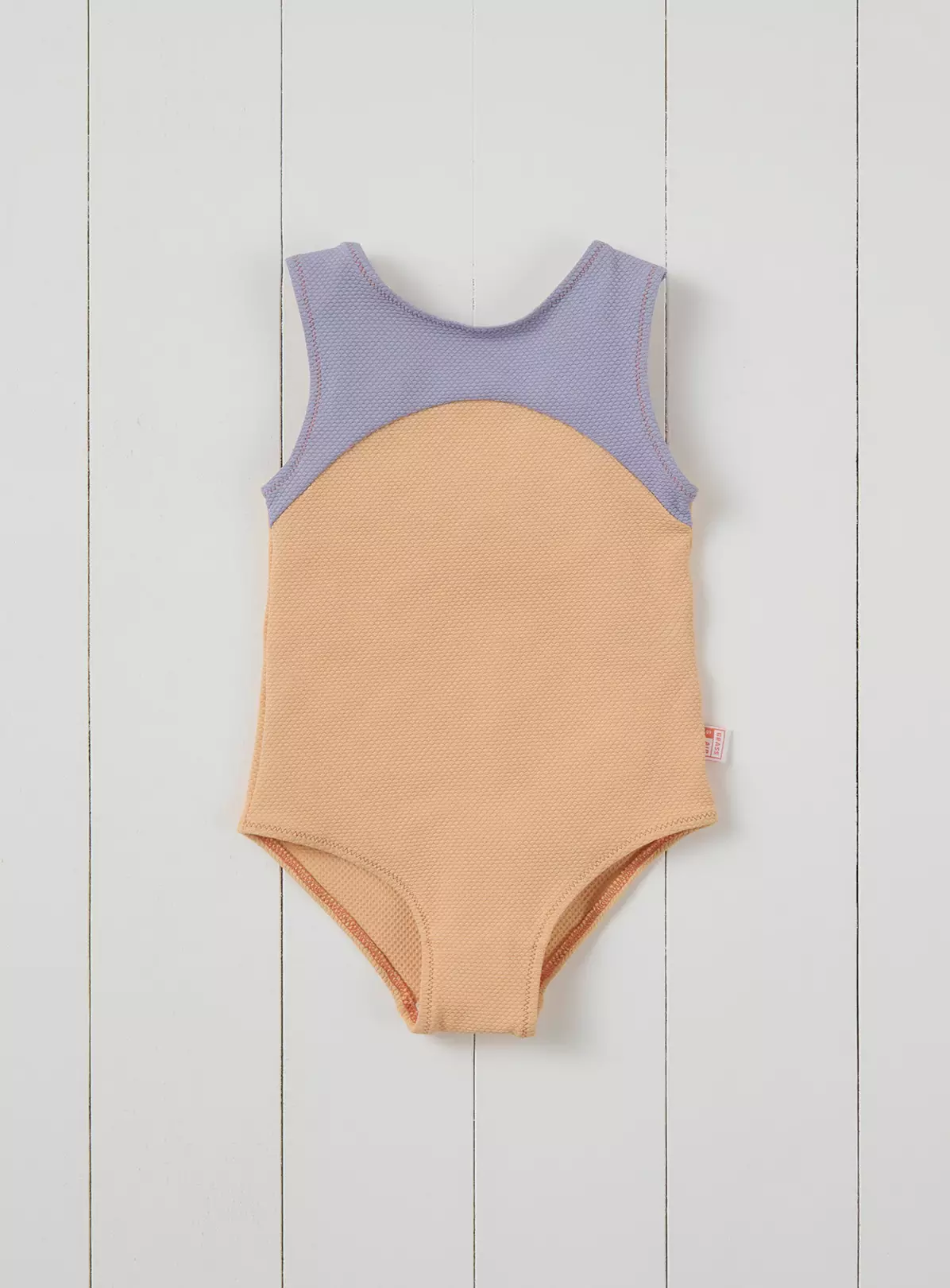 GRASS & AIR Colourblock Swimsuit Peach 2-3 Years 3 GRASS & AIR Colourblock Swimsuit Peach 2-3 Years