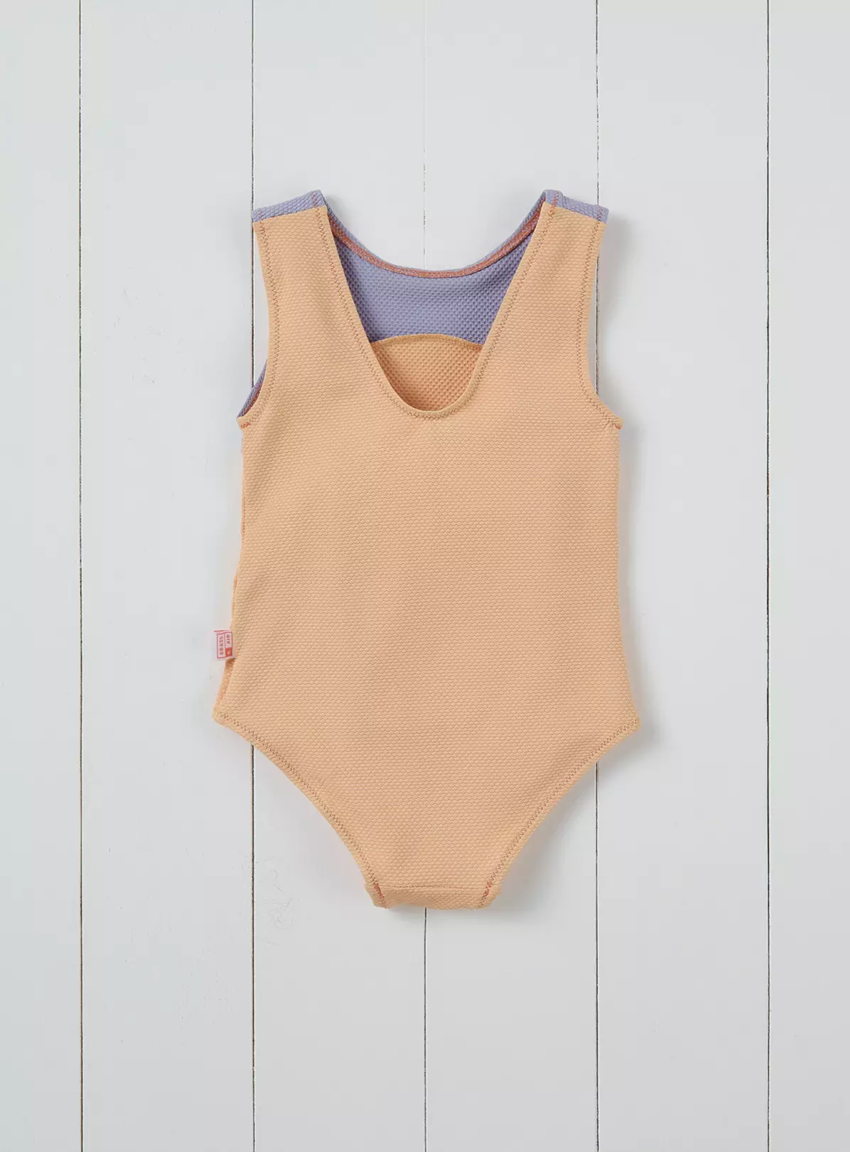 GRASS & AIR Colourblock Swimsuit Peach 2-3 Years 6 GRASS & AIR Colourblock Swimsuit Peach 2-3 Years - Image 4