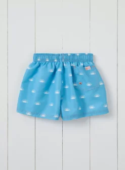 GRASS & AIR Sun Print Woven Swimshort Cornflower Blue 1-2 Years -Hush Puppies Clothing Sale tuc144423336 Blue R Z004A