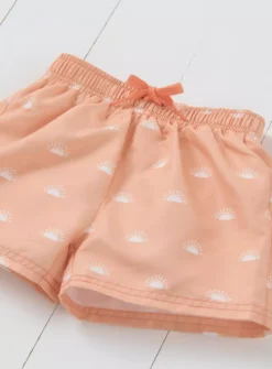 GRASS & AIR Sun Print Woven Swimshort Peach 2-3 Years 10 GRASS & AIR Sun Print Woven Swimshort Peach 2-3 Years -Hush Puppies Clothing Sale tuc144423416 Orange R Z002A