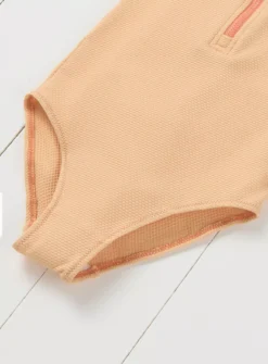 GRASS & AIR Long Sleeve S Colourblock Swimsuit Peach 18-24 Month -Hush Puppies Clothing Sale tuc144424873 Orange R Z003A
