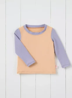 GRASS & AIR Colourblock Long Sleeve Rash Vest Peach 2-3 Years 7 GRASS & AIR Colourblock Long Sleeve Rash Vest Peach 2-3 Years -Hush Puppies Clothing Sale tuc144425260 Orange R Z001A