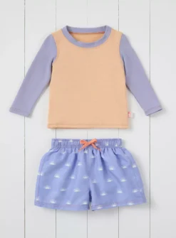 GRASS & AIR Colourblock Long Sleeve Rash Vest Peach 2-3 Years 9 GRASS & AIR Colourblock Long Sleeve Rash Vest Peach 2-3 Years -Hush Puppies Clothing Sale tuc144425260 Orange R Z004A