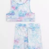 Tie Dye Top & Cycle Shorts 6 Years
