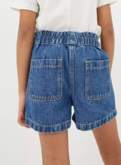 FATFACE Paperbag Denim Shorts Dark Denim Blue 6-7 Years -Hush Puppies Clothing Sale tuc144486206 Denim R Z002A