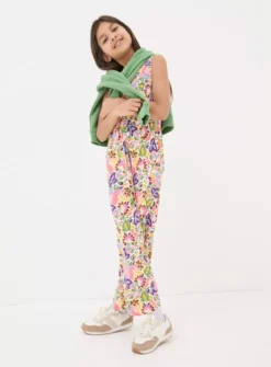 FATFACE Art Floral Jersey Printed Jumpsuit 3-4 Years 11 FATFACE Art Floral Jersey Printed Jumpsuit 3-4 Years -Hush Puppies Clothing Sale tuc144487006 Multi20Coloured R Z001A